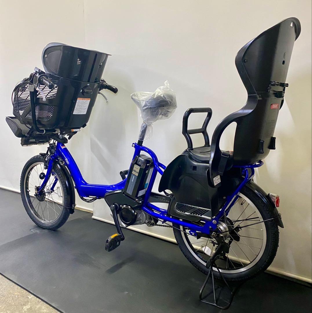 1年保証 送料無料　ヤマハ　パスキッス　20インチ　青色　電動アシスト自転車