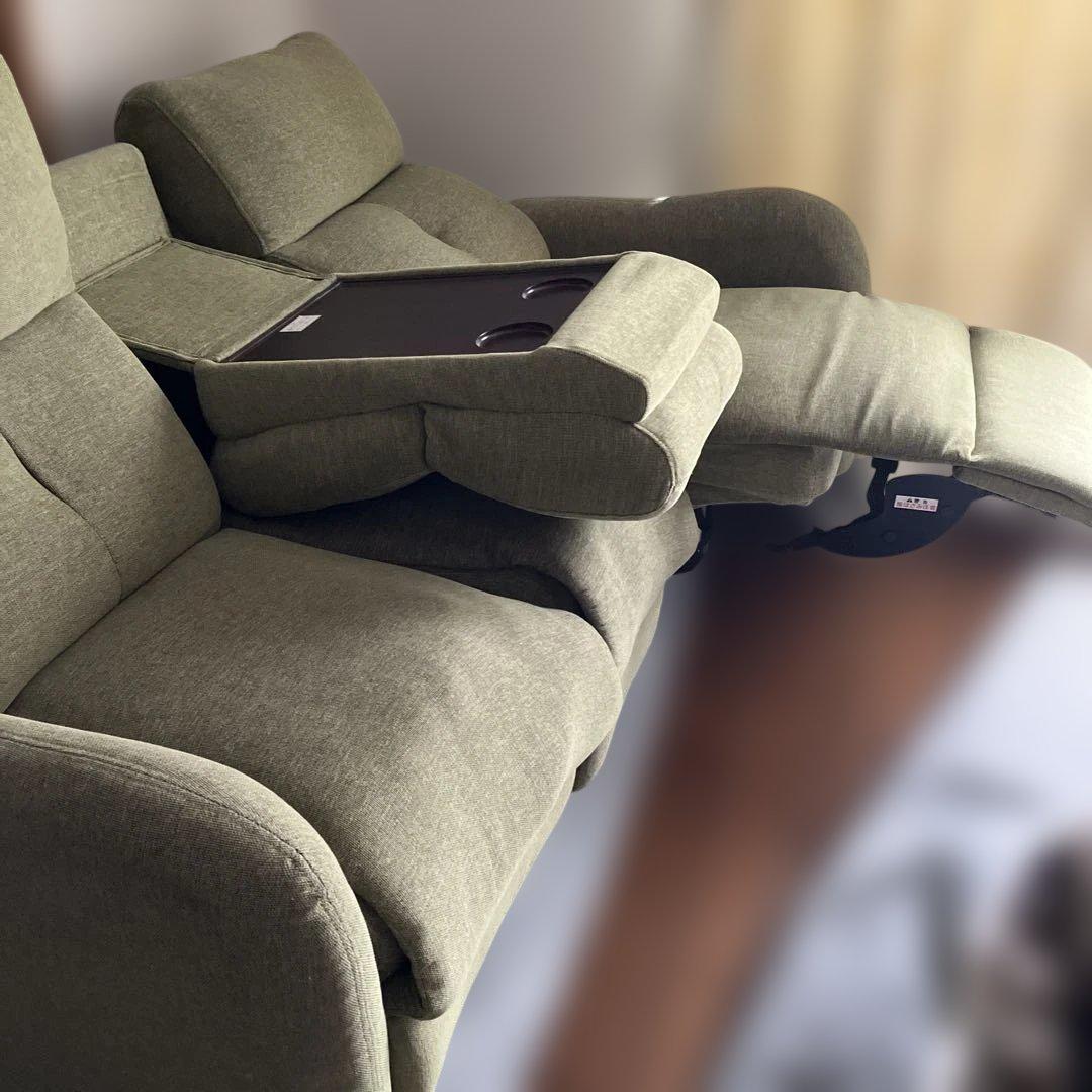 ニトリ　電動リクライニングソファ　3人掛け たのメル便で発送します