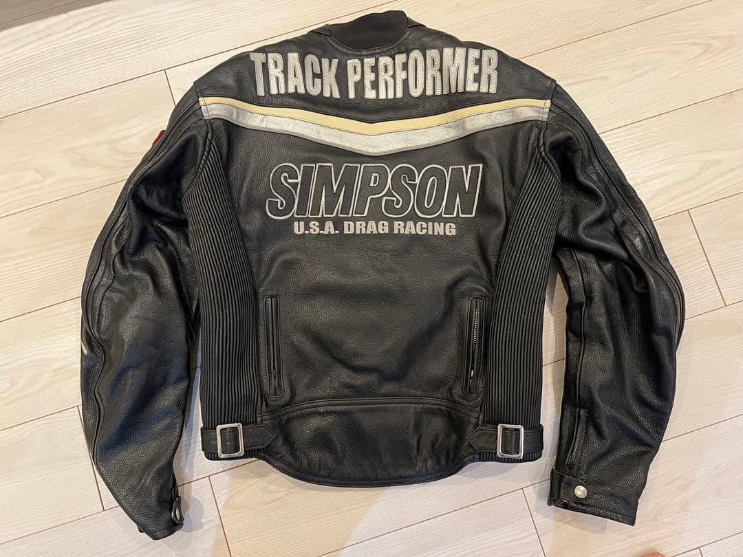 SIMSON レザー ジャケット シンプソン　ライディングジャケット