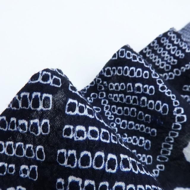 専用Y3488◆有松鳴海絞り 背・居敷当て付 ゆったりサイズ 高級浴衣 夏着物