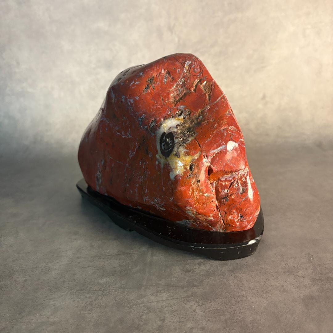 佐渡赤玉石　天然ジャスパー　癒しと安定をもたらすヒーリングストーン