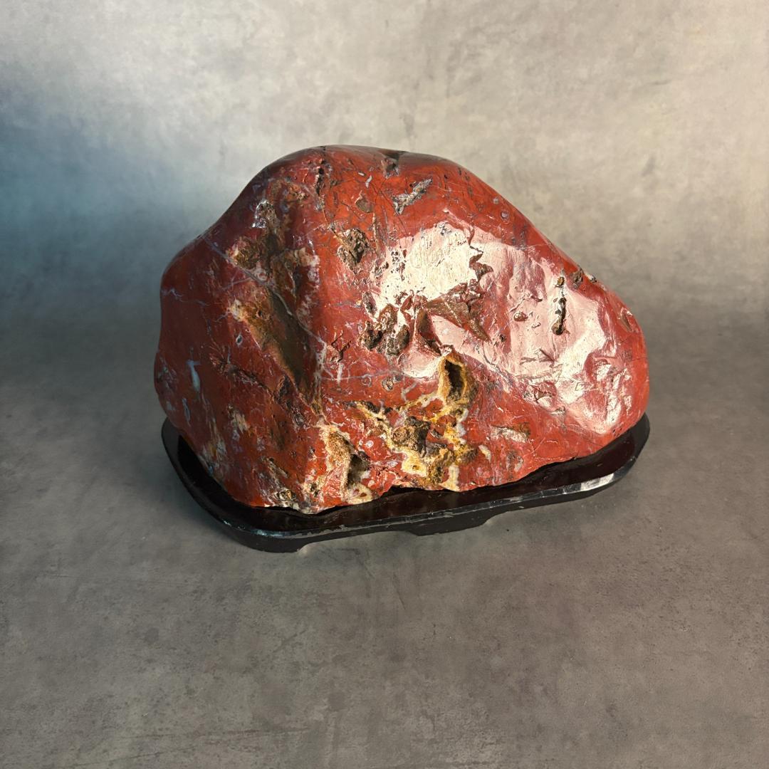佐渡赤玉石　天然ジャスパー　癒しと安定をもたらすヒーリングストーン