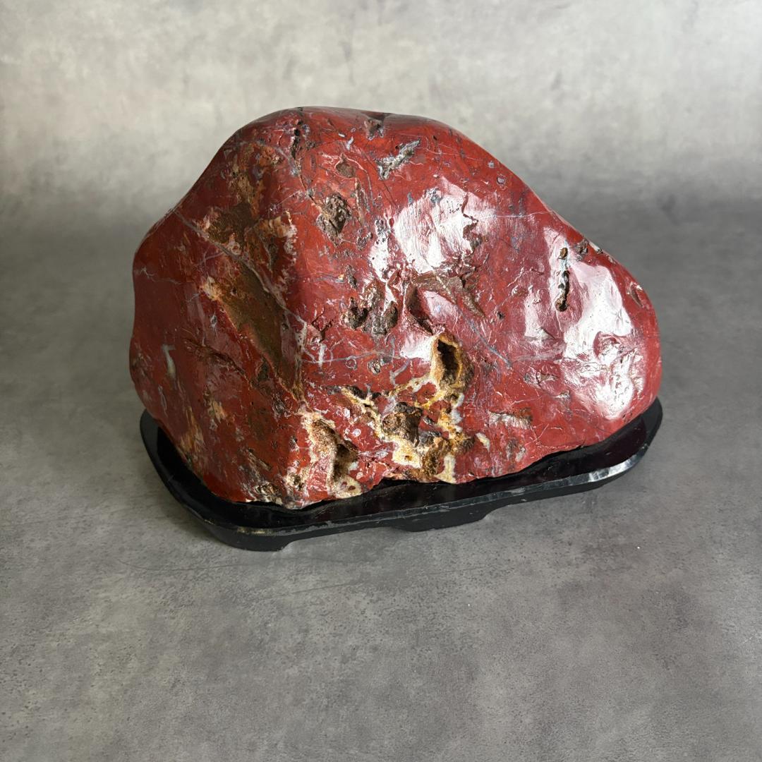佐渡赤玉石　天然ジャスパー　癒しと安定をもたらすヒーリングストーン