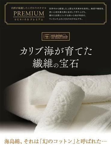 ラスト1 UCHINO 繊維の宝石海島綿 グレイスフル バスタオル