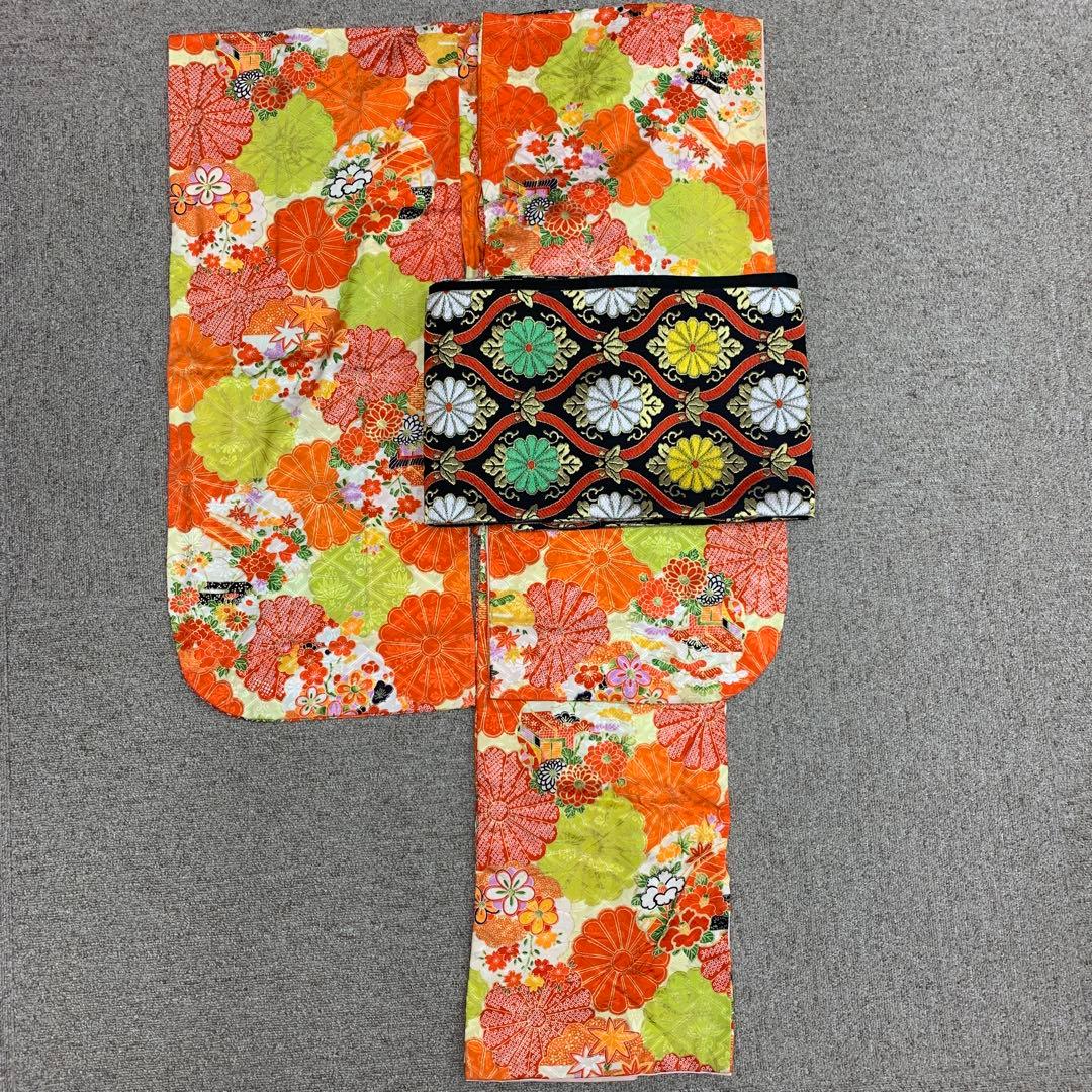 509agu4、509agu25、丸帯、しごき、末広、草履ご検討用□七五三 7歳