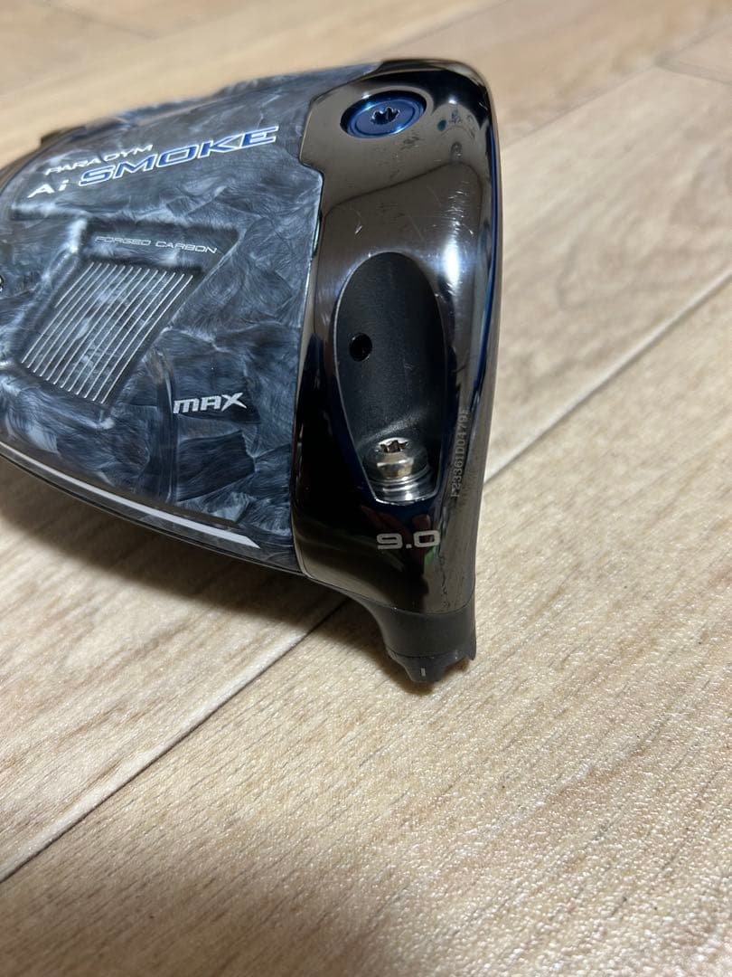 PARADYM Ai SMOKE MAX ドライバー ヘッドのみ　純正ウェイト付