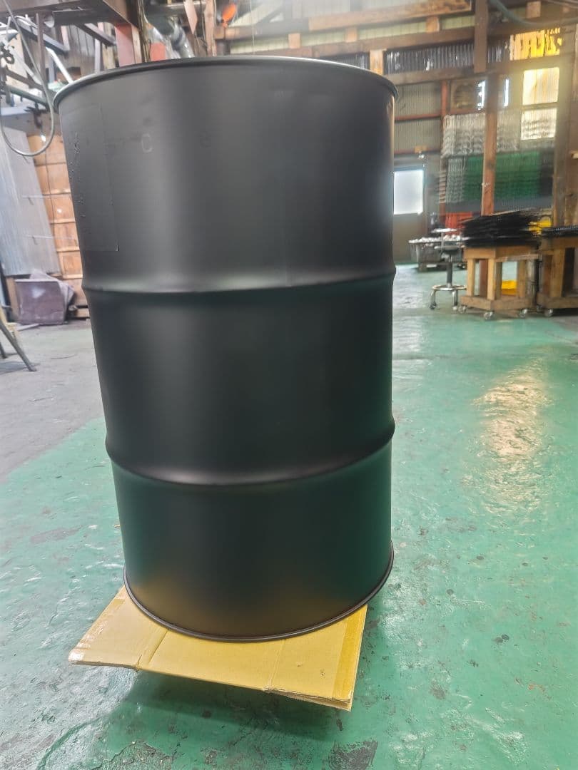 「世界に一つだけのドラム缶」リメイク作品 マットブラックテーブル