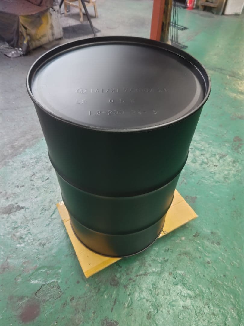 「世界に一つだけのドラム缶」リメイク作品 マットブラックテーブル