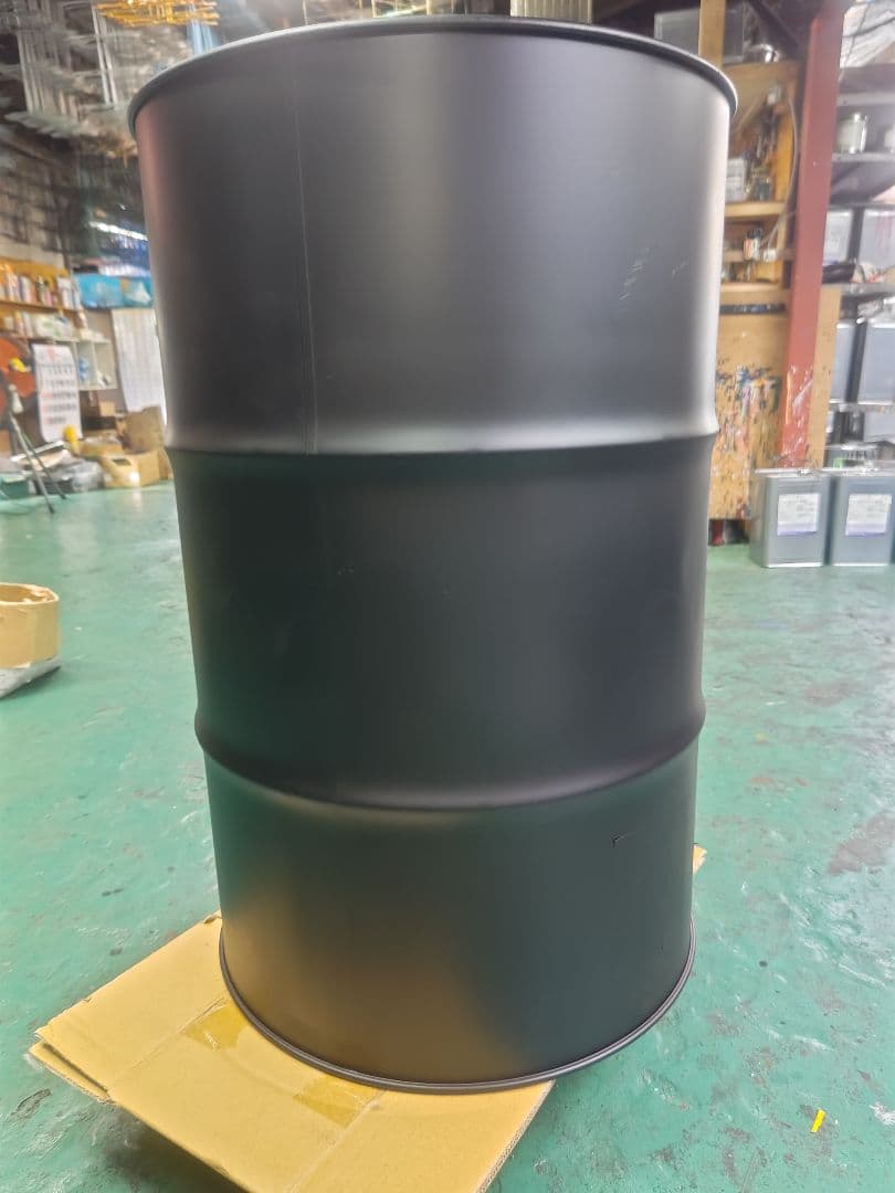 「世界に一つだけのドラム缶」リメイク作品 マットブラックテーブル