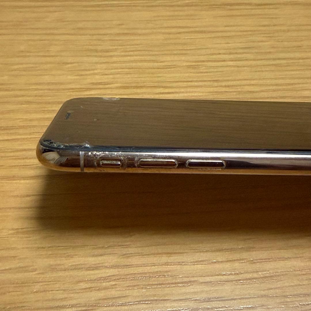 iPhone XS ゴールド 256GB 画面ひびあり 本体