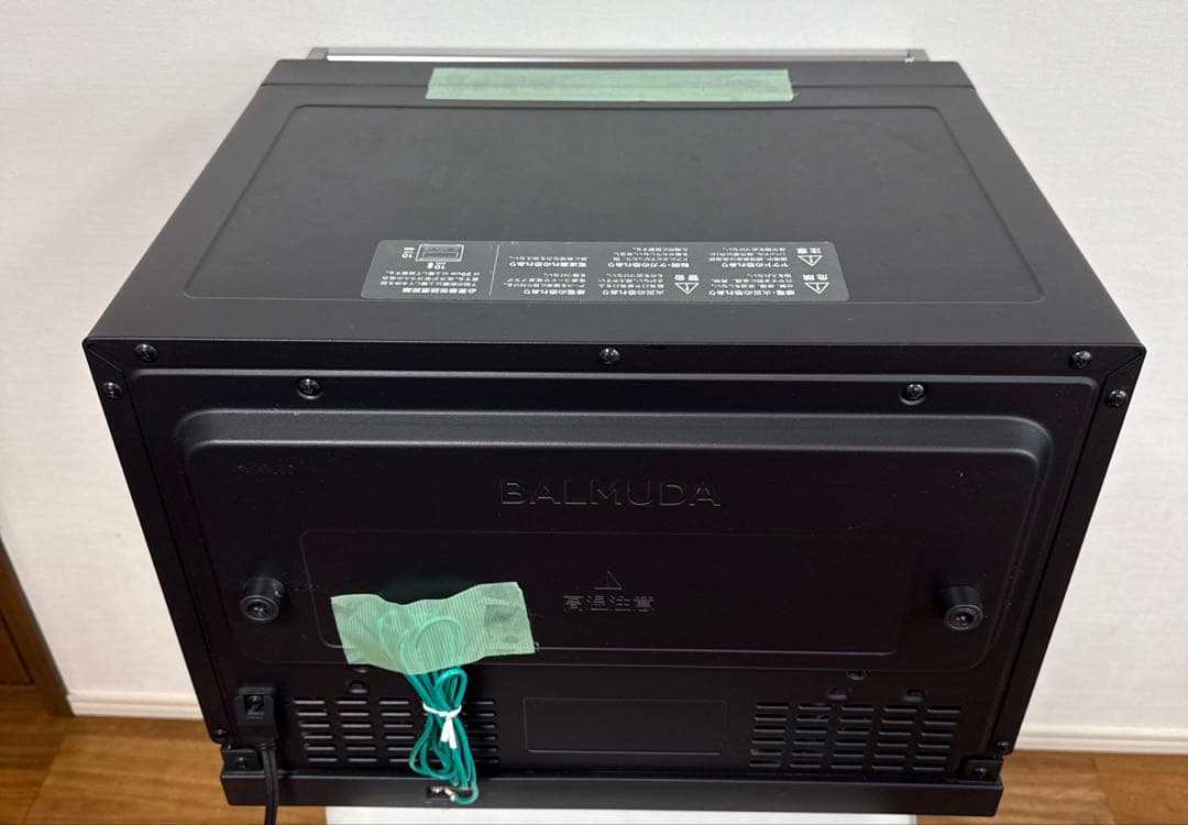 【ジャンク品】BALMUDA K04A-BK オーブンレンジ　説明書付