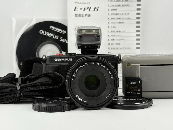 ★美品★ オリンパス OLYMPUS PEN LITE E-PL6 レンズキット