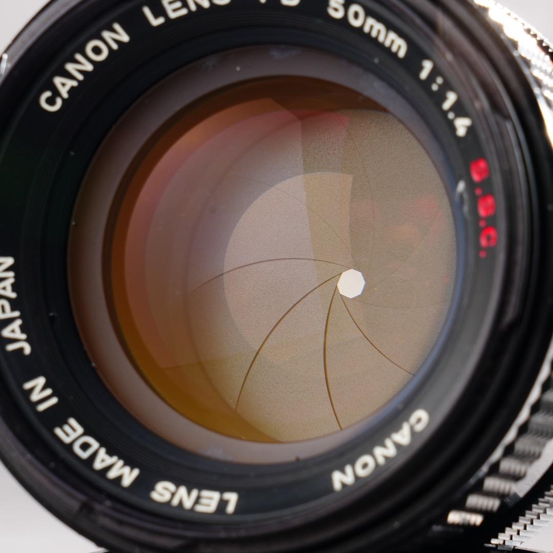 【詳細テスト済】Canon FD 50mm F1.4 S.S.C 558