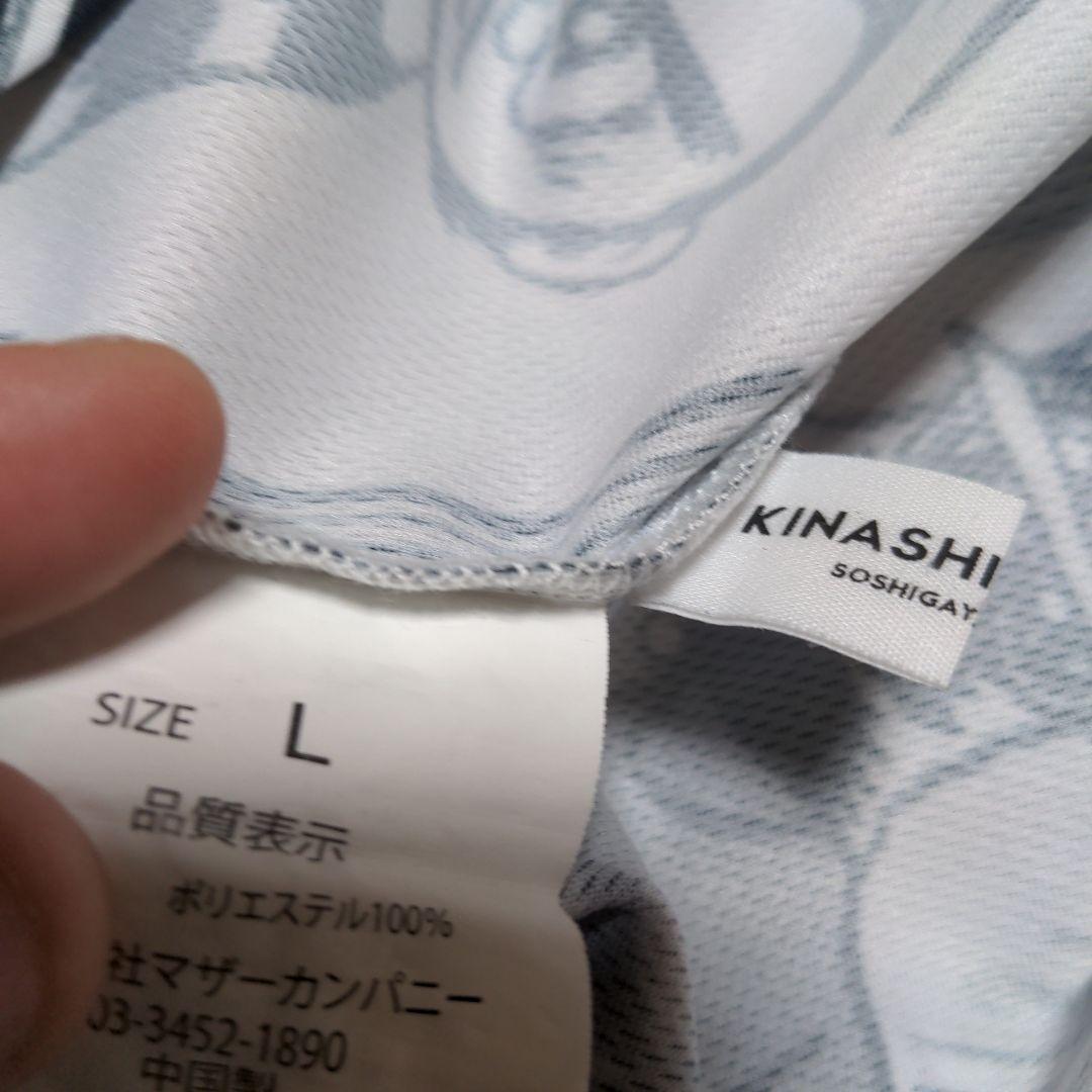 美品 Ｌサイズ 木梨サイクル プロゴルファー猿 モックネック モノクロ