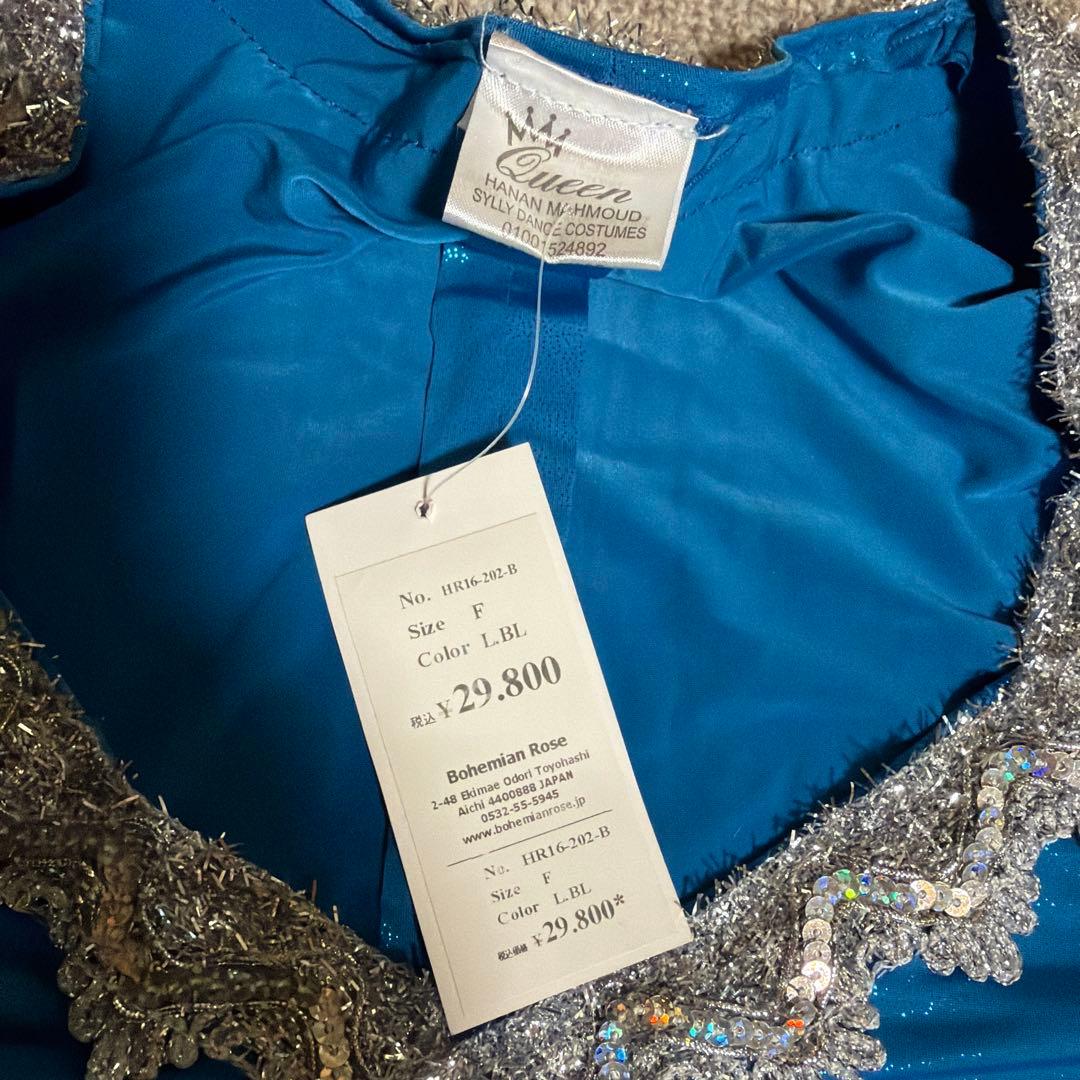 フラダンス用ドレス(ムームー) 青