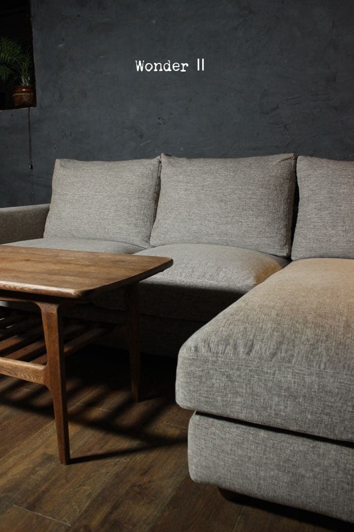 首都圏送無料〜セールestic wonderⅡ 50万総フェザー カウチ ソファ