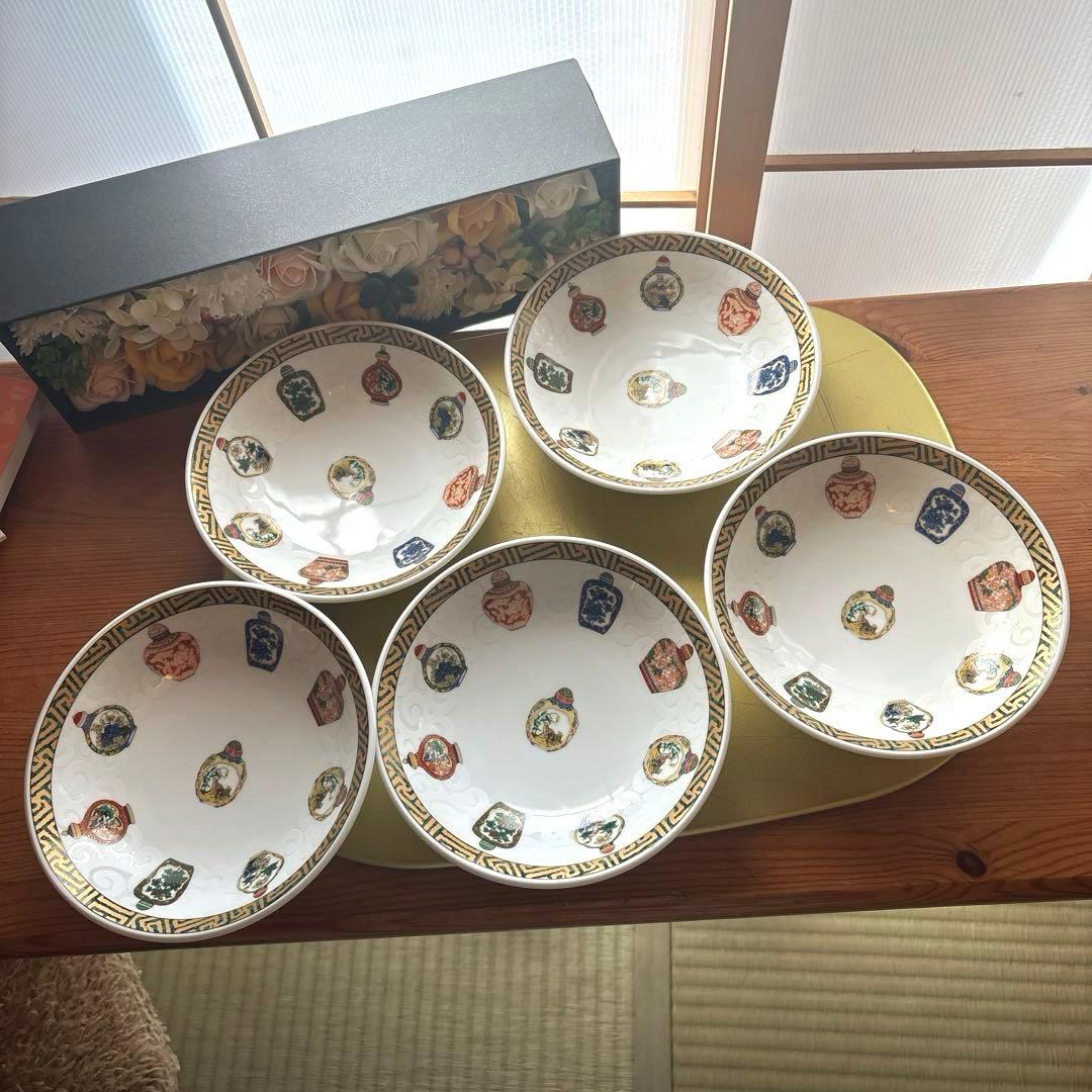 前畑陶器China Seas チャイナシ－ズ・中鉢5つ【中古】