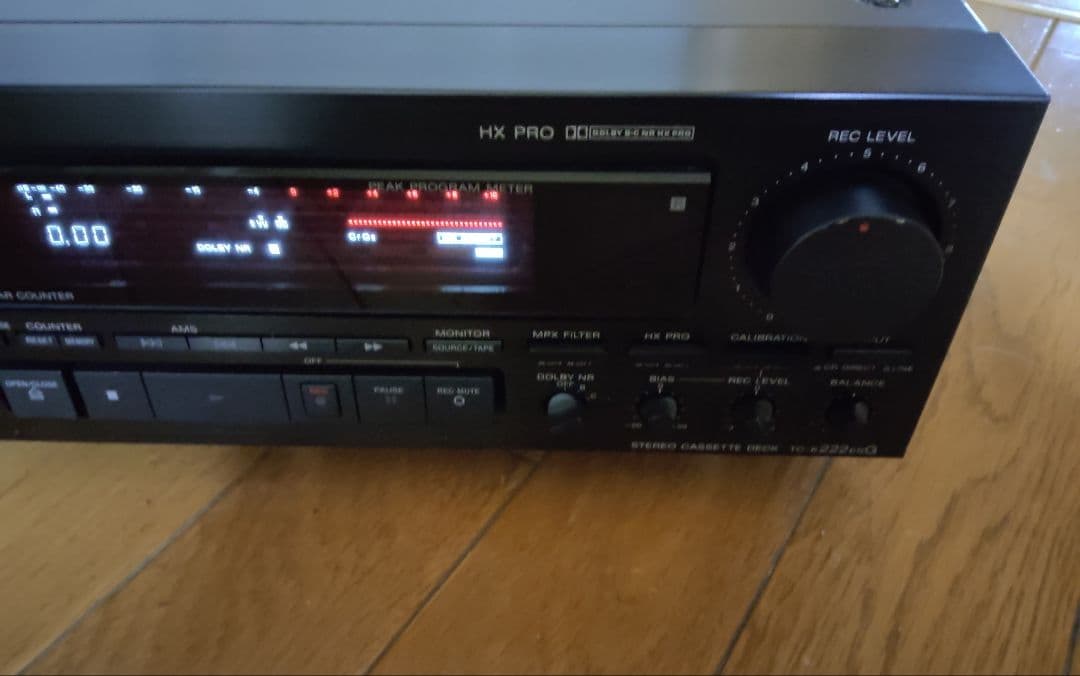 SONY K-222ESG ジャンク　カセットドアオープンしません