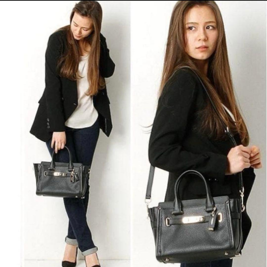 COACH スワッガー ショルダーバッグ ハンドバッグ コーチ キャリーオール