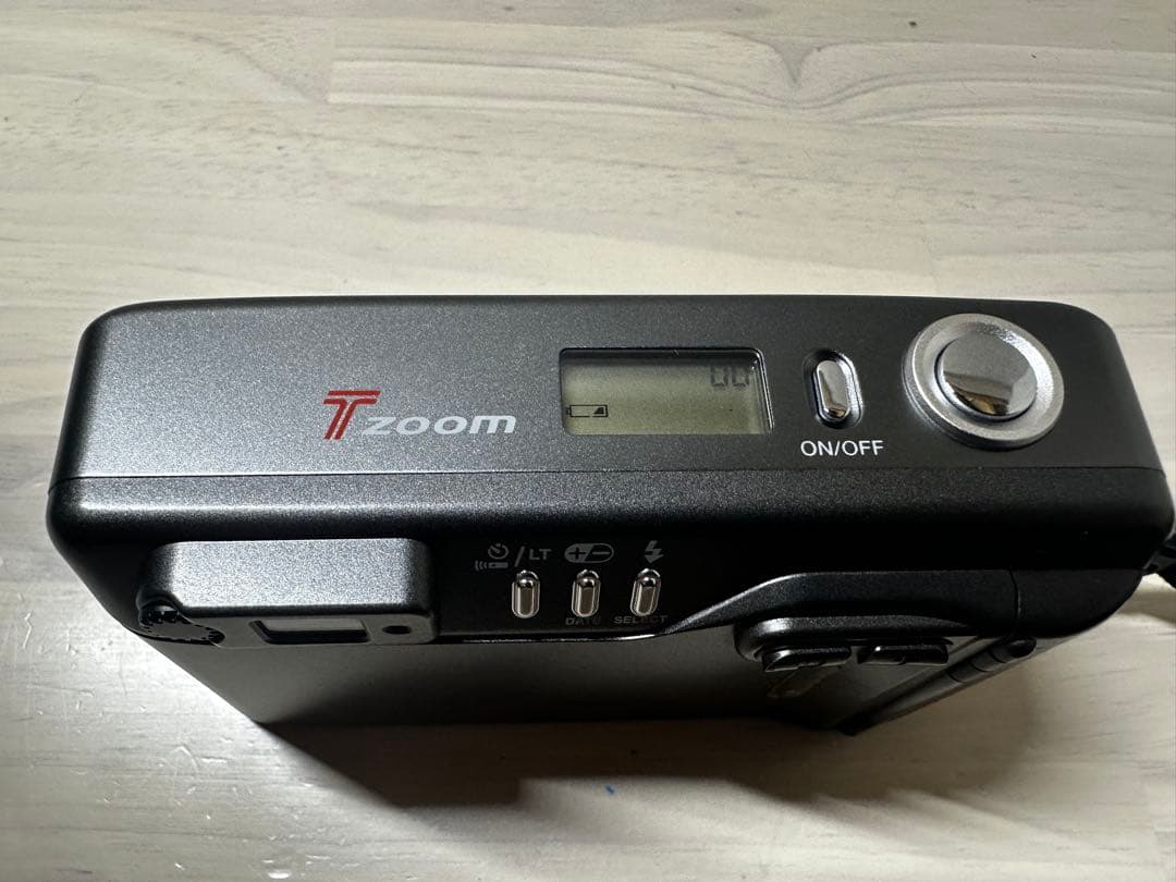 希少【美品】kyocera T ZOOM 電池　フィルム　カメラ　京セラ