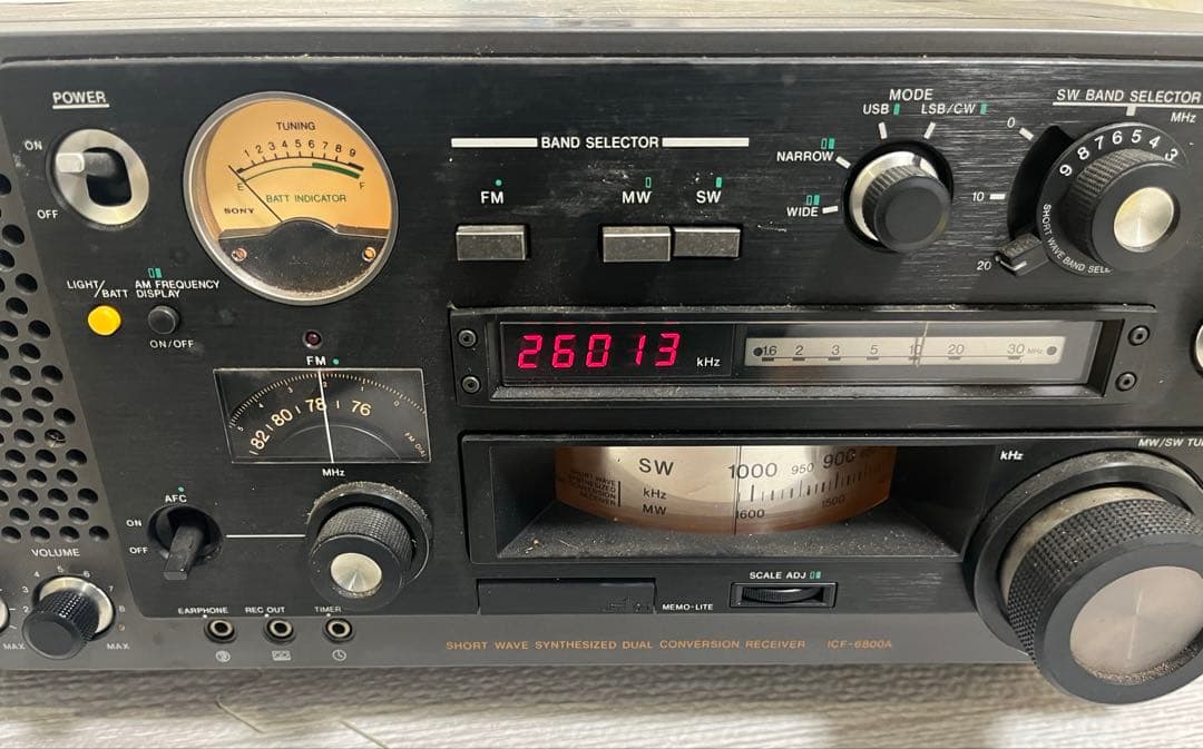 ソニー　ラジオ受信機　ＩＣＦ－６８００Ａ
