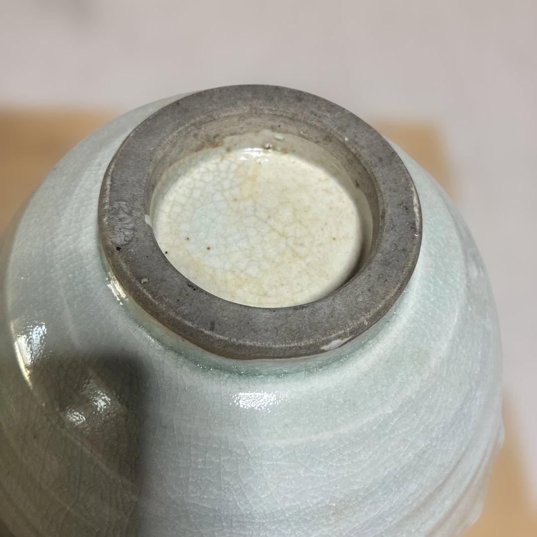時代瀬戸　加藤春花　灰釉染付文人画　鉢　整理品