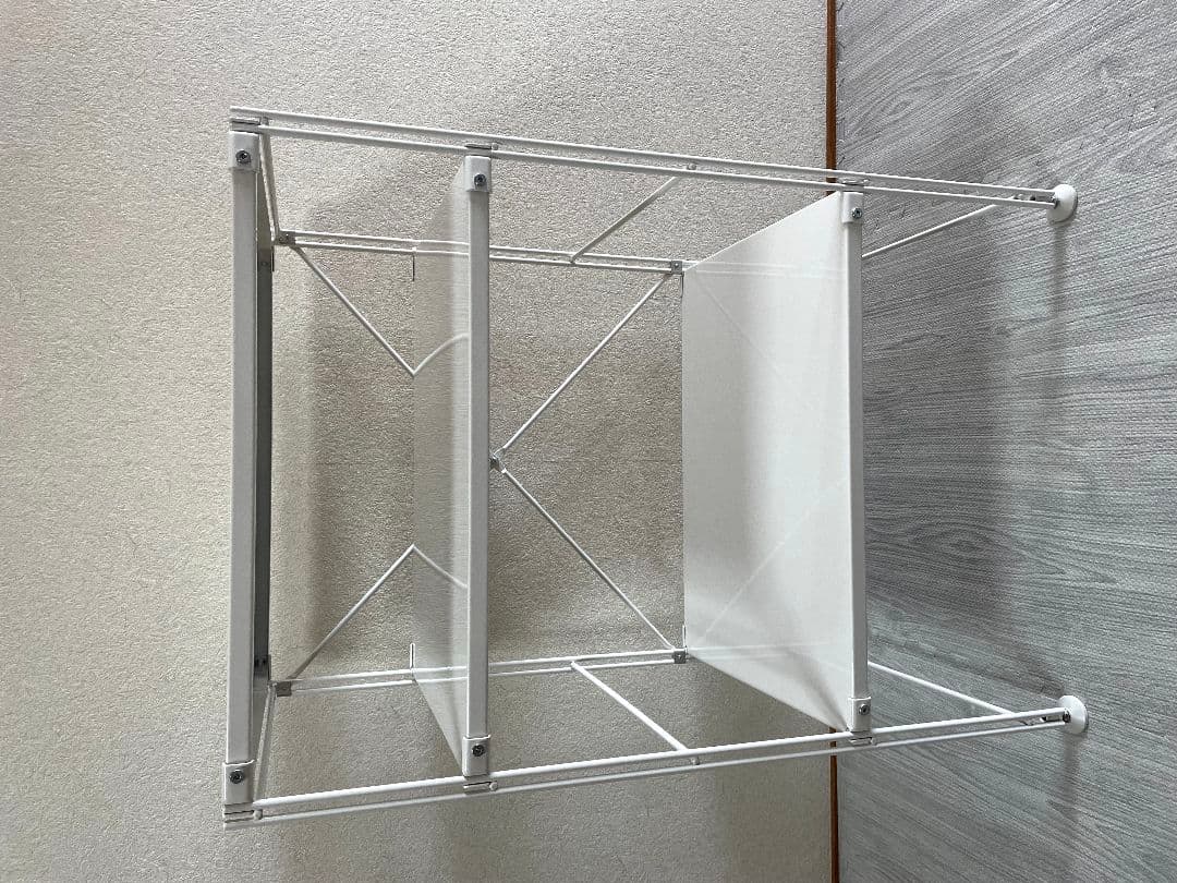 無印良品　スチールユニットシェルフ　小　ライトグレー