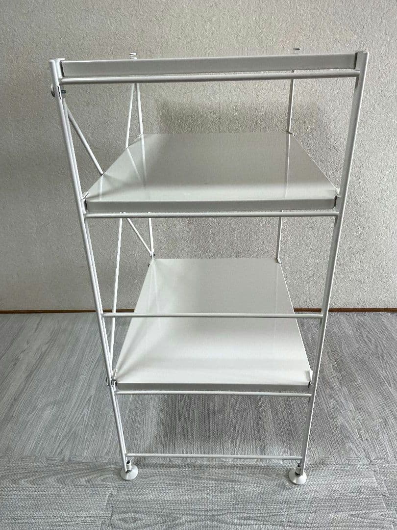無印良品　スチールユニットシェルフ　小　ライトグレー