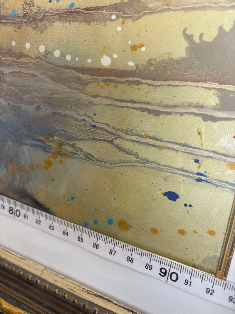 原画 インテリアアート　大型 ゴールド額装