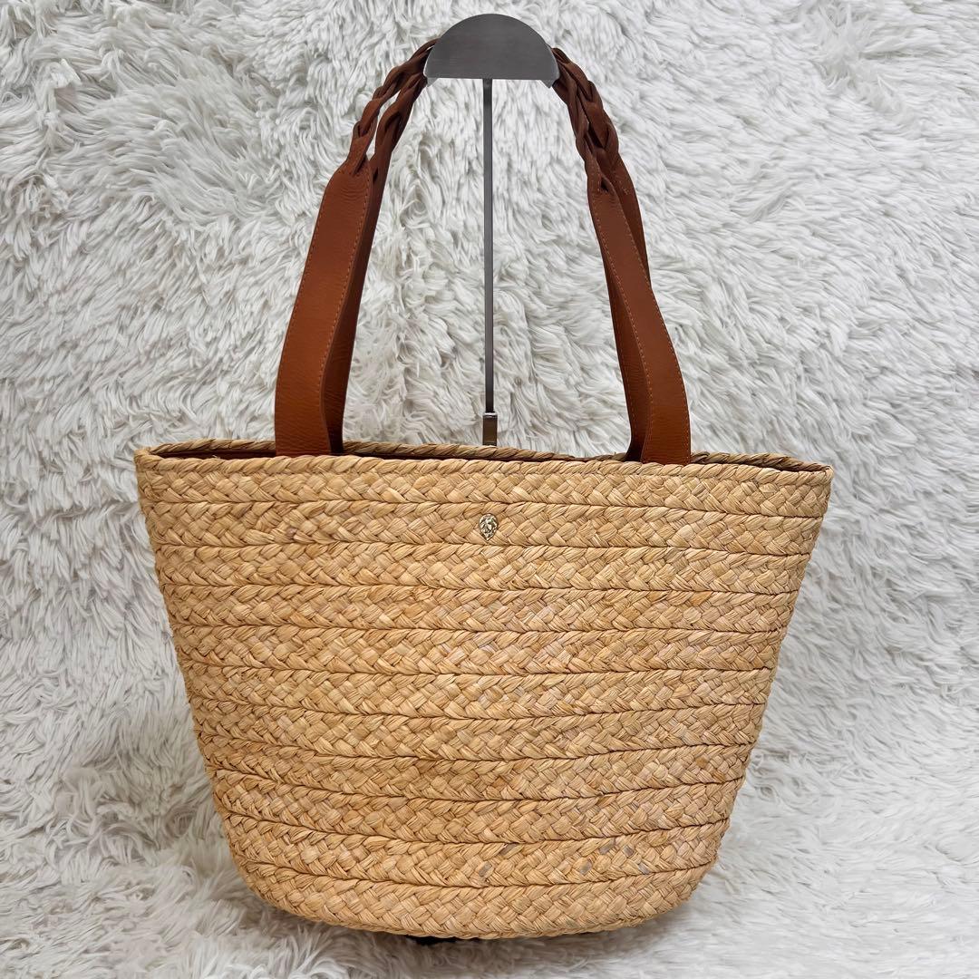 美品！HELEN KAMINSKI かごバッグ 大容量 ベージュ