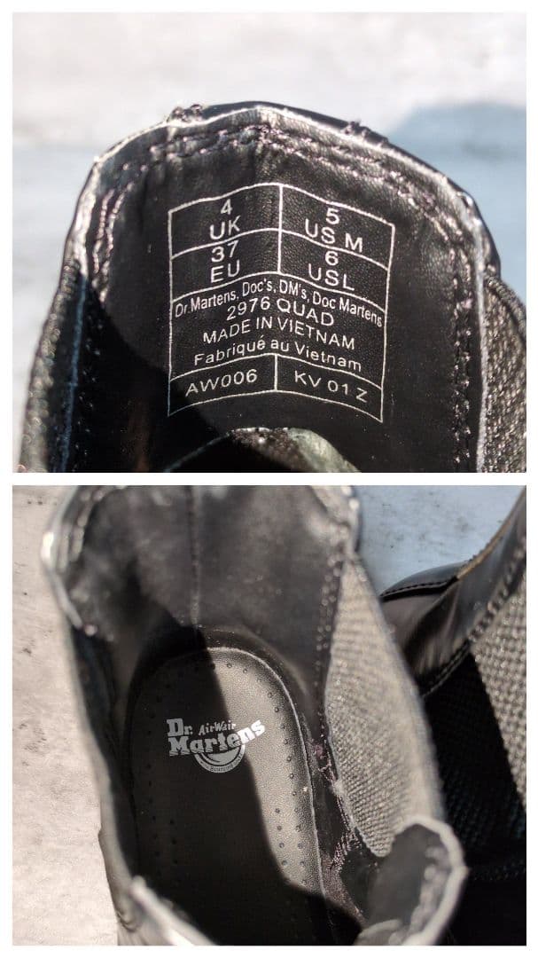 美品✨【ドクターマーチン】2976 QUAD☆サイドゴアブーツ☆厚底☆UK4