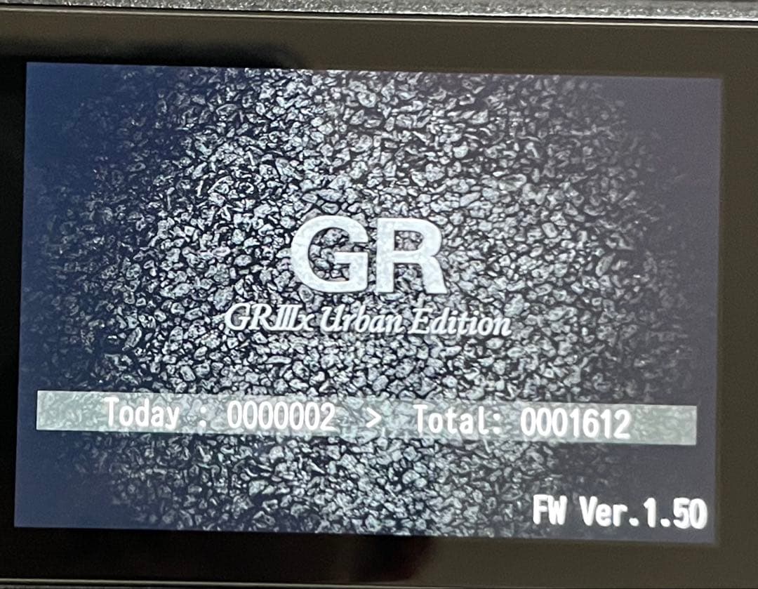 美品RICOH GRIIIx Urban Edition ショット数1612