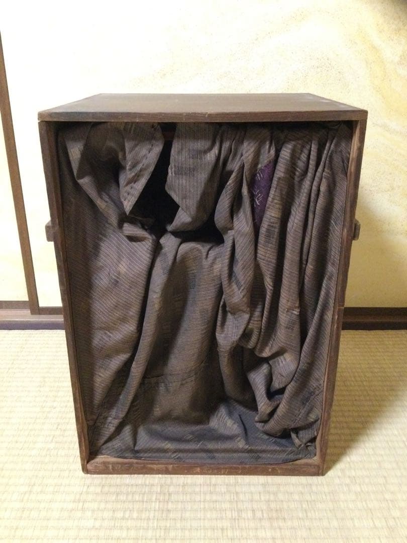 茶道具 水指棚 宗桂箱書 溜塗 茶棚 外箱付 L305