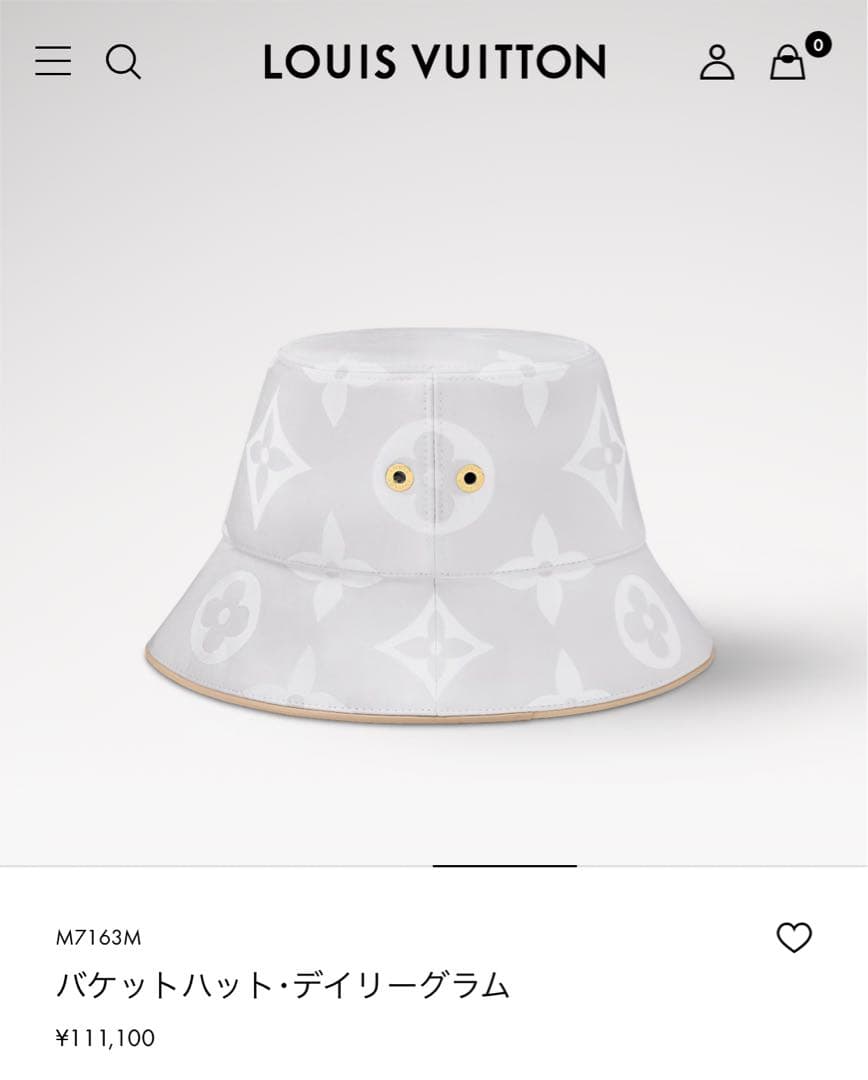 新品！Louis Vuitton バケットハット・デイリーグラム