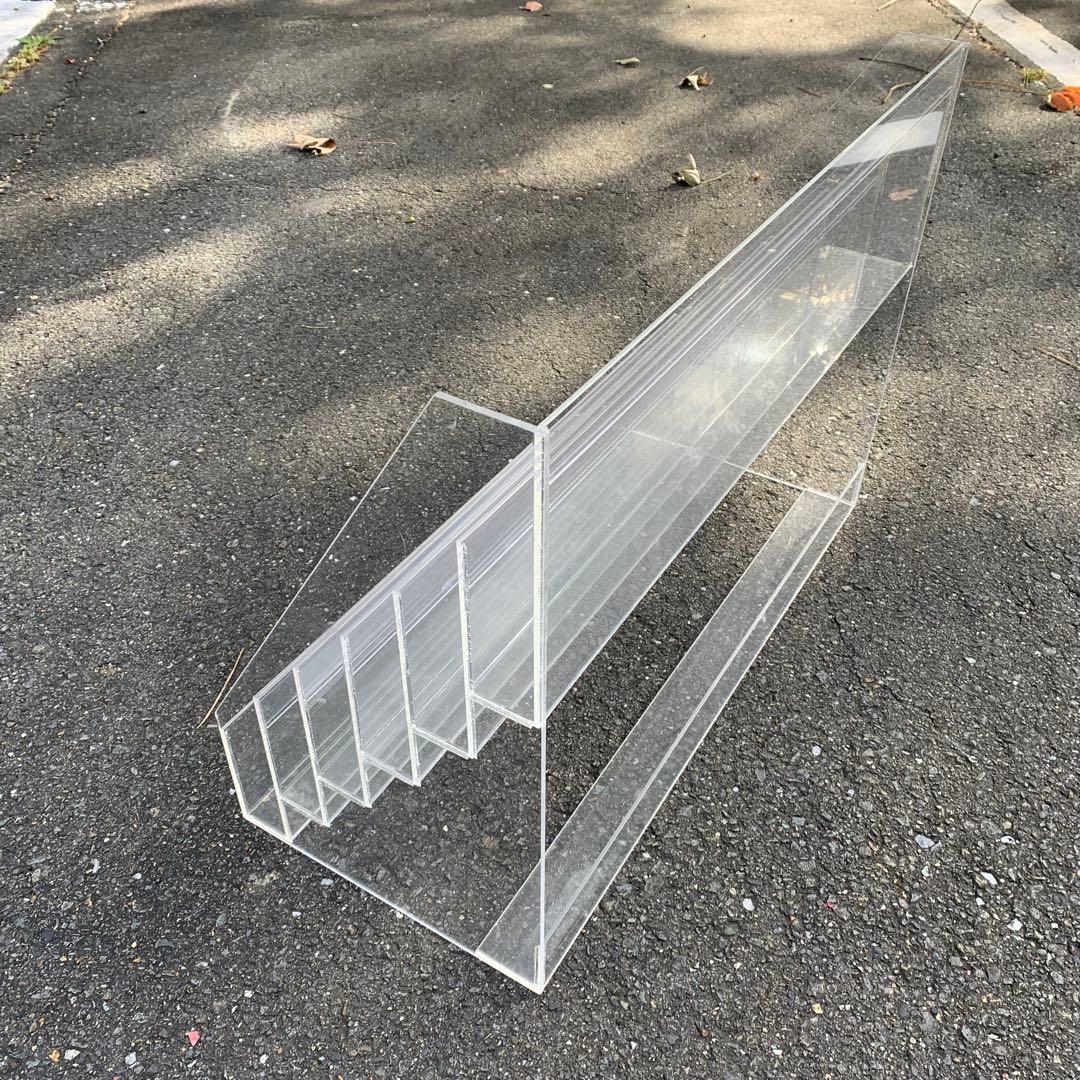 店舗　アクリル製 6段 ディスプレイラック アクリルケース　業務用　棚