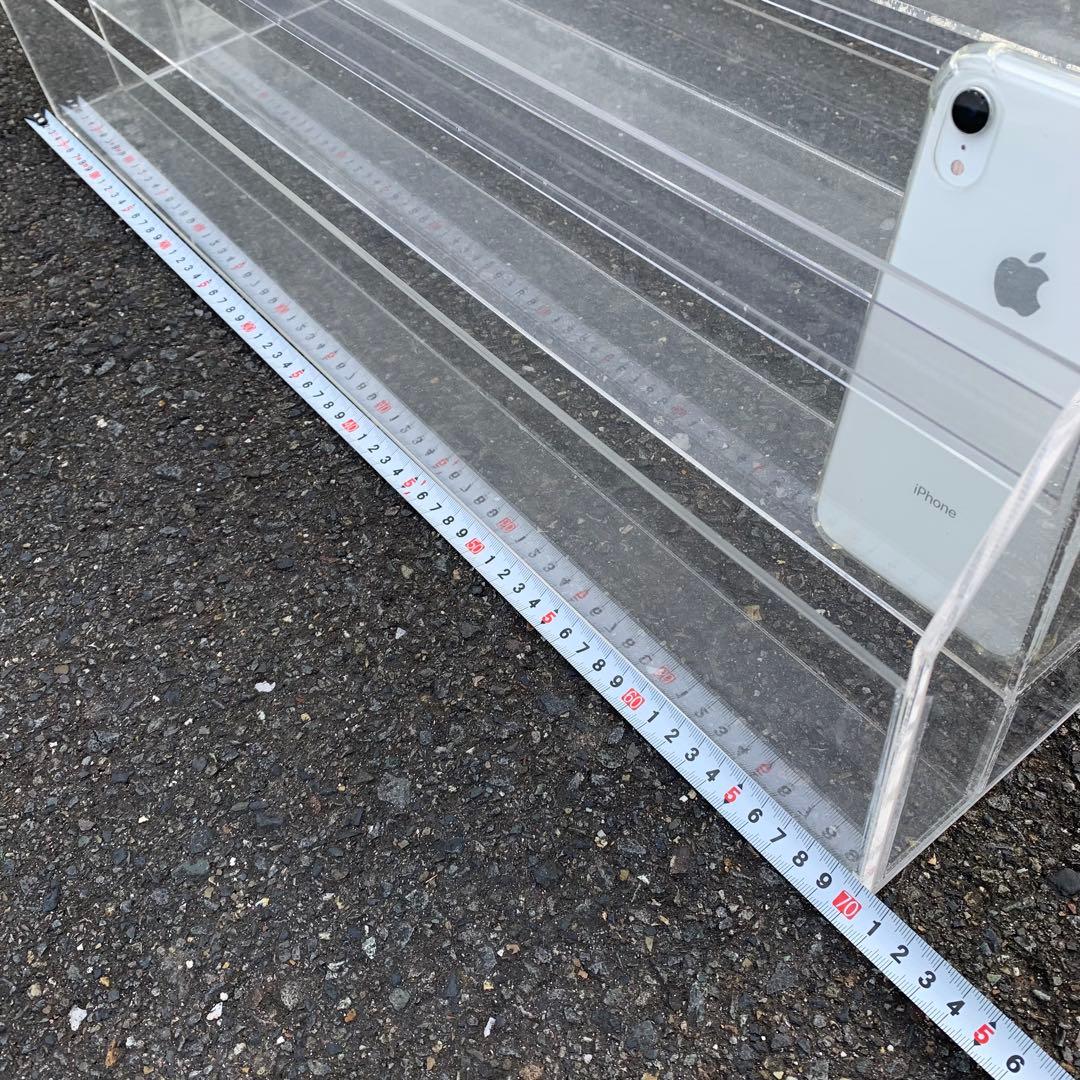 店舗　アクリル製 6段 ディスプレイラック アクリルケース　業務用　棚