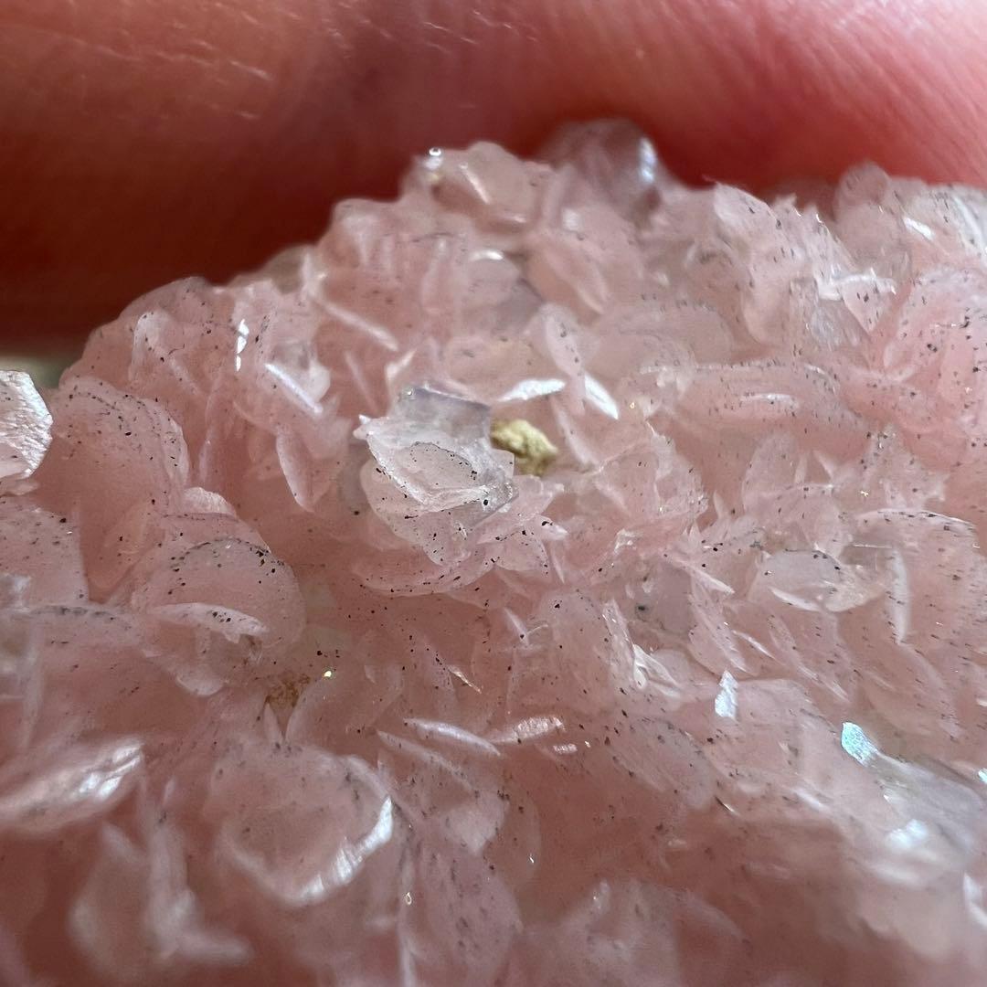 両面 ロードクロサイト フローライト 水晶 39 共生 鉱物 標本 原石