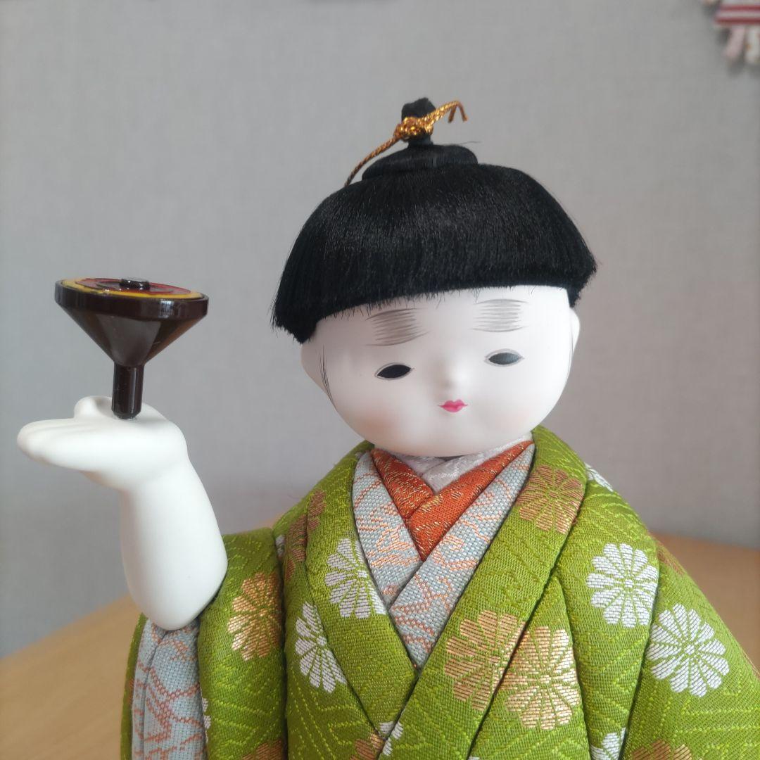 木目込人形❋手乗りコマ❋可愛い男の子❤