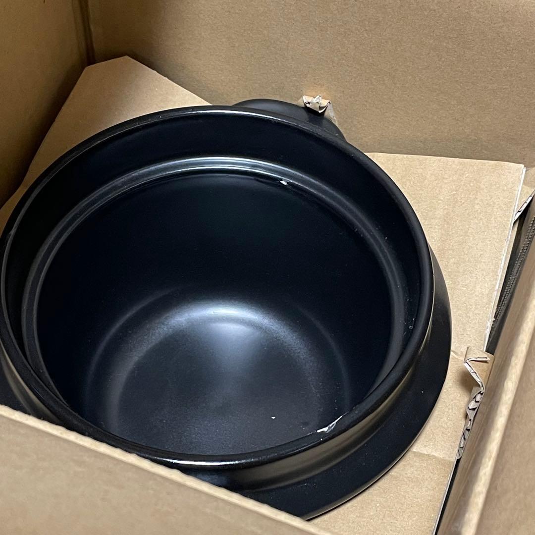 クリヤマ かまどご飯釜(大) WA-030 3合 説明書/料理集付