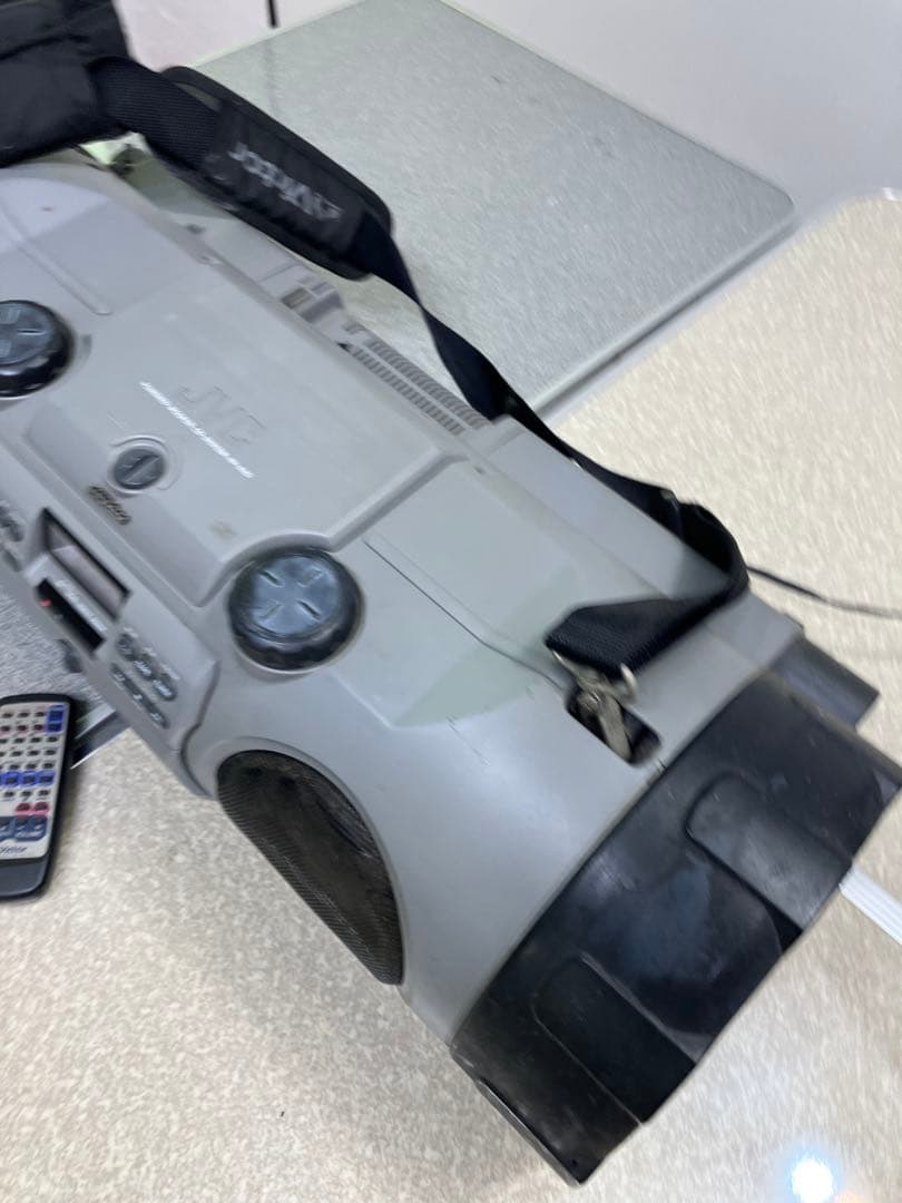 ビクター CDラジカセ VICTOR RV-X70 ドラムカン リモコン付