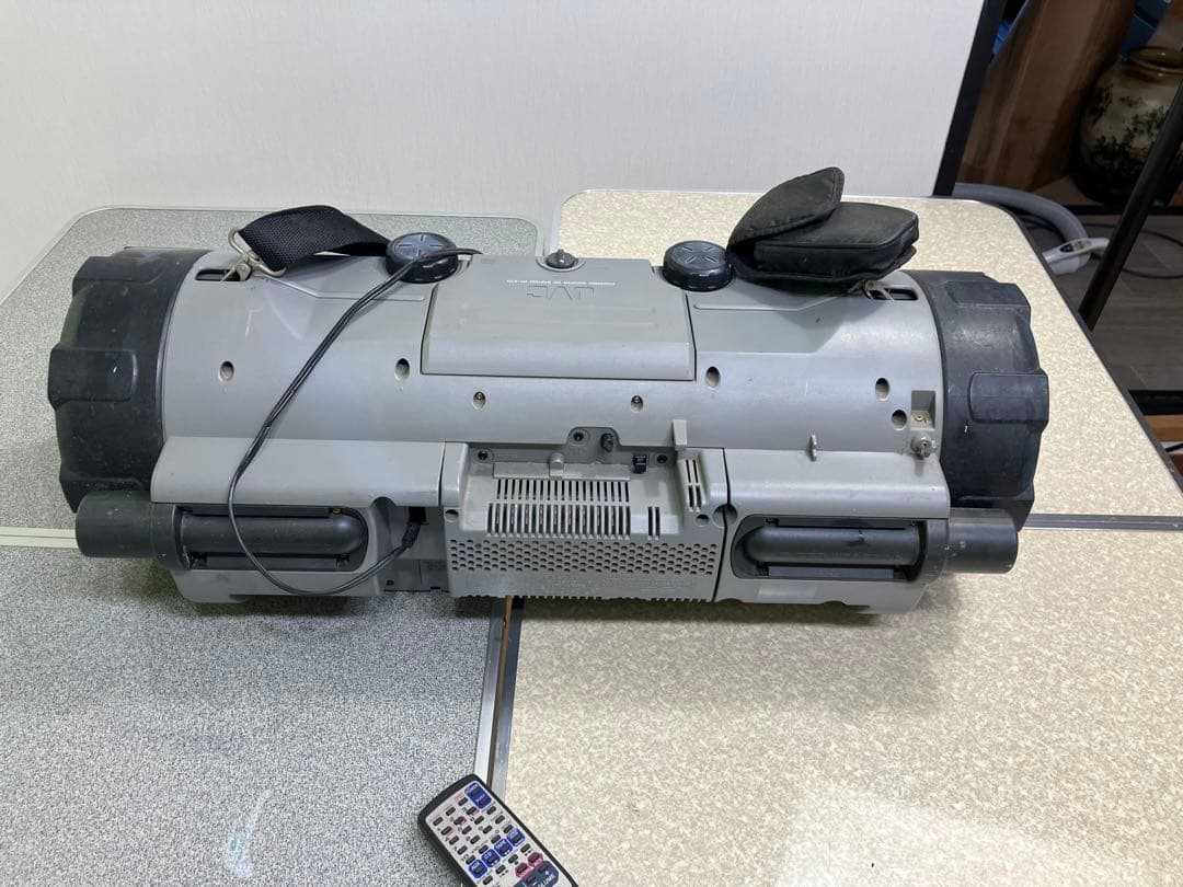 ビクター CDラジカセ VICTOR RV-X70 ドラムカン リモコン付