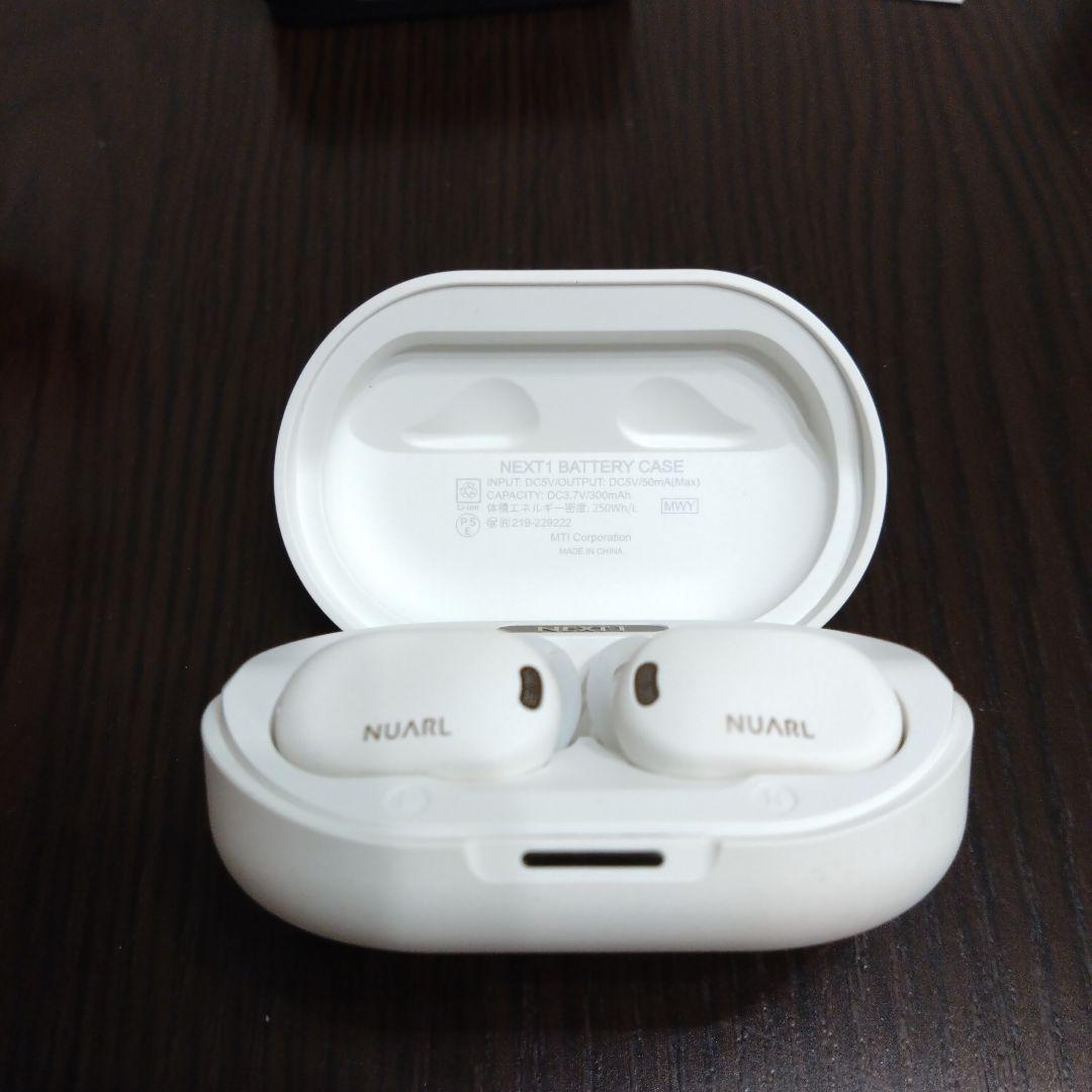 NUARL NEX7T1 ワイヤレスイヤホン ホワイト