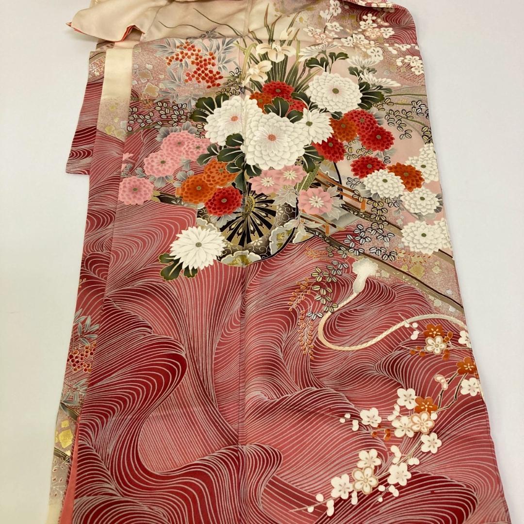 OWL70 振袖 7枚 着物まとめ売り 着用 リメイク 大量セット
