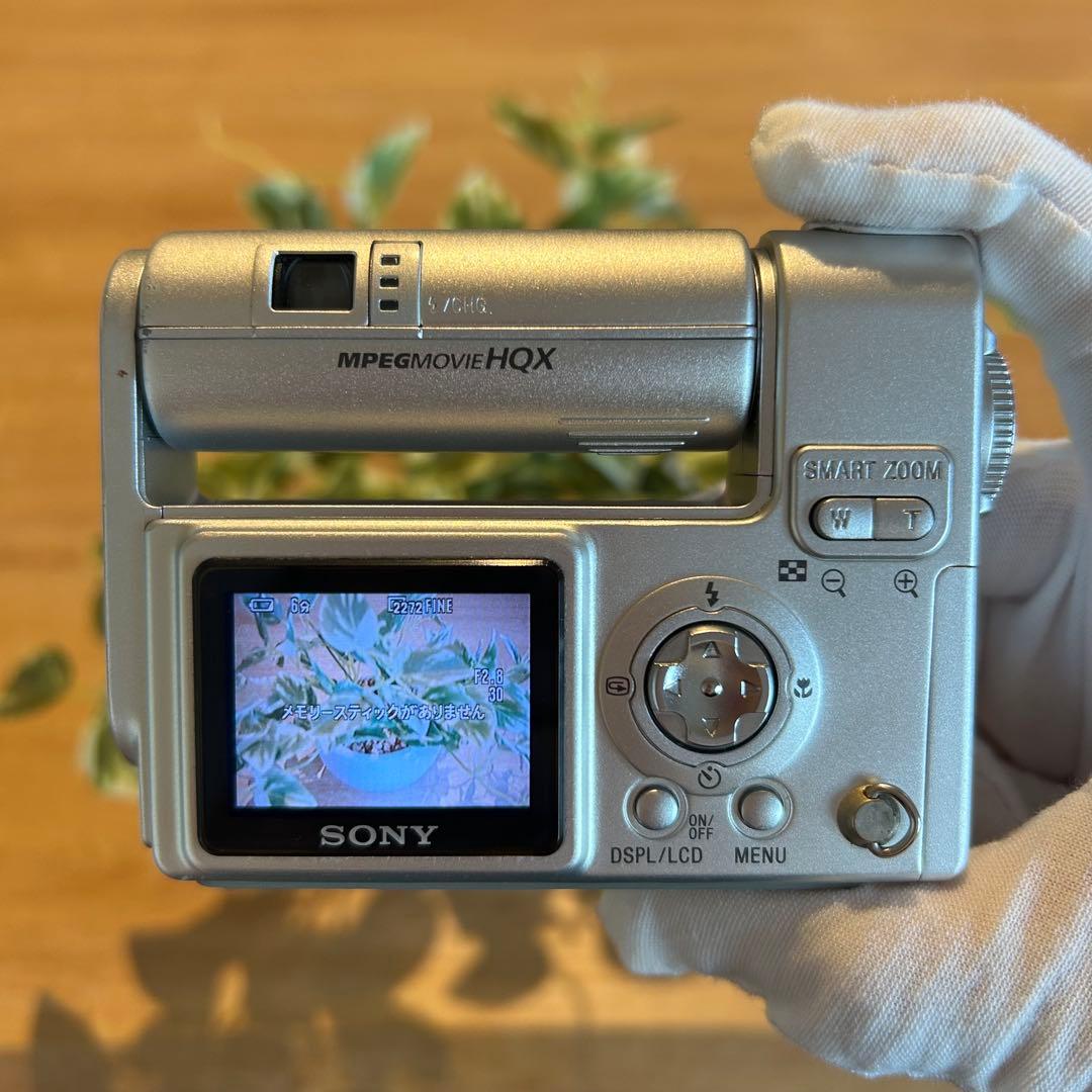 【✨希少✨】SONY Cyber-shot DSC-F77 コンデジ シルバー