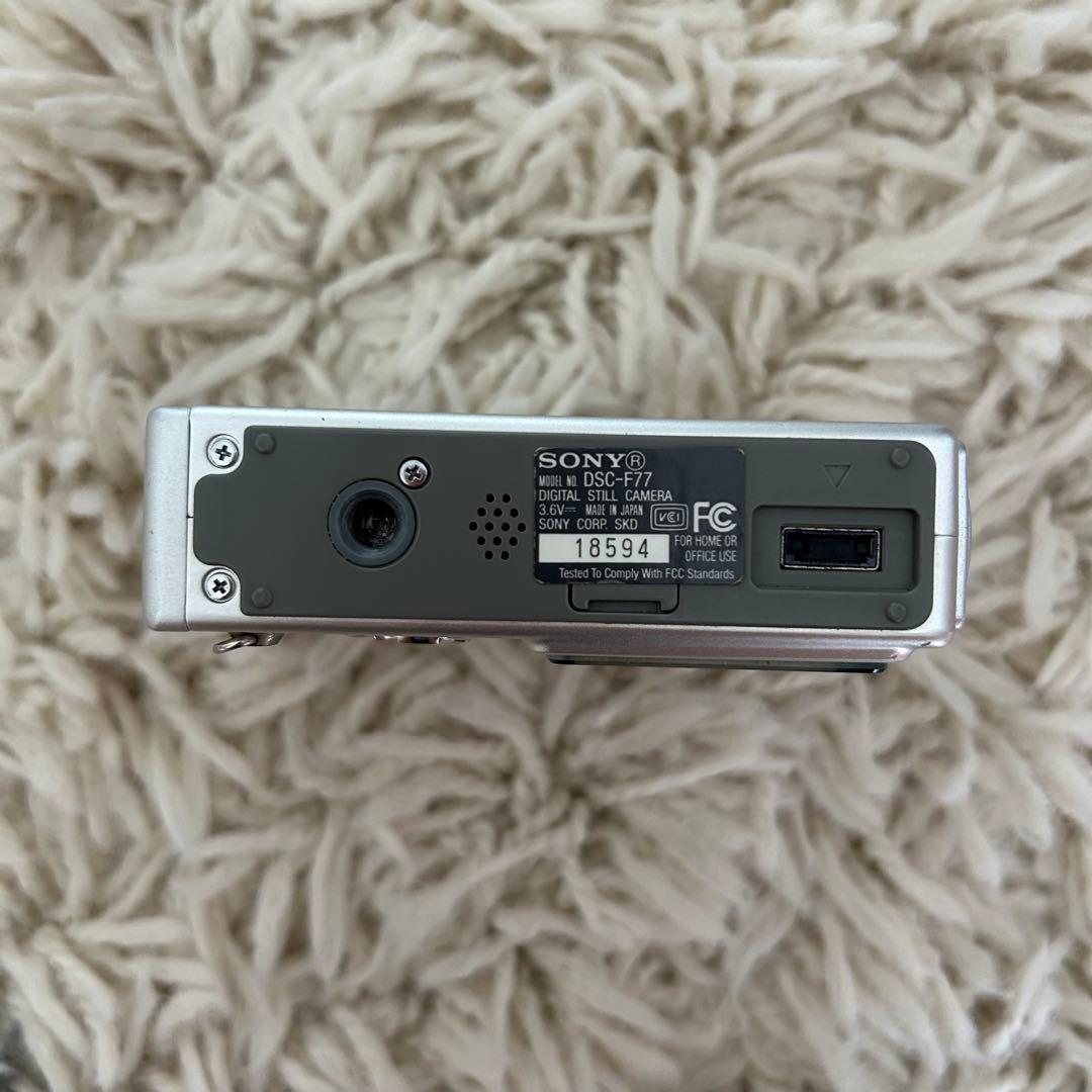 【✨希少✨】SONY Cyber-shot DSC-F77 コンデジ シルバー