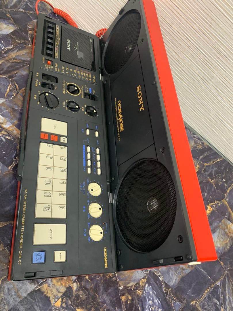 希少 高機能ステレオラジカセ 分離型スピーカー 完動品 CFS-C7ソニー