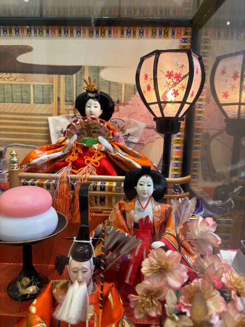 ★送料込み★雛人形 ガラスケース入り ひな祭り※直接引き取り5000円オフ