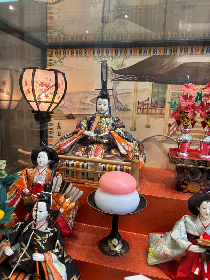 ★送料込み★雛人形 ガラスケース入り ひな祭り※直接引き取り5000円オフ