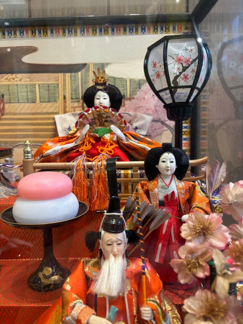 ★送料込み★雛人形 ガラスケース入り ひな祭り※直接引き取り5000円オフ