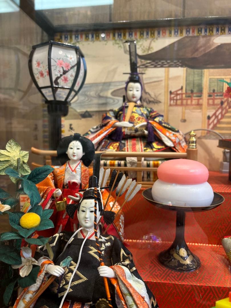 ★送料込み★雛人形 ガラスケース入り ひな祭り※直接引き取り5000円オフ